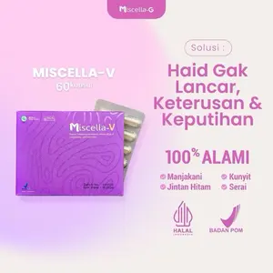 READYSTOK SIAP KIRIM Miscella-V Kapsul Manjakani Habbattusauda Kunyit Serai Bantu Lancarkan Siklus Wanita