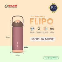 Gambar SHUMA STAINLESS STEEL 304 FLIPO Vacuum Bottle 24OZ/750ML TOP BRAND BPA FREE ANTI TUMPAH ANTI BOCOR LUCU DOUBLE WALL - LILAC DREAM dari SHUMA INDONESIA_NEW Kota Administrasi Jakarta Utara 5 Tokopedia