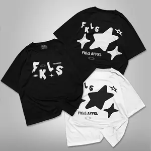 FortKlass Kaos Oversize Boxy Fit STAR T-Shirt Cowok Premium Kaos Pria Lengan Pendek Jumbo Baju Distro FortKlass Kaos Oversize Boxy Fit STAR T-Shirt Cowok Premium Kaos Pria Lengan Pendek Jumbo Baju Distro