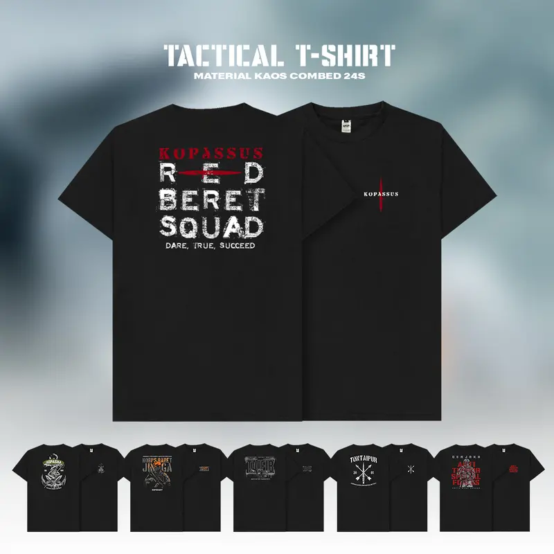 MCP APPAREL KAOS TACTICAL KODE (TI) | LENGAN PENDEK | TSHIRT COTTON COMBED 24S TSHIRT TACTICAL 0