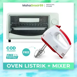 NEW! OVEN MINI LISTRIK 12L dan MIXER GENGGAM KUE FINITO TIPE A