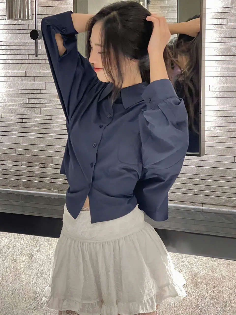 Áo Sơ Mi Croptop Dáng Rộng, Áo Somi Kiểu Dây Buộc Lưng Tay Rộng Chất Vải Thô Nến Miho House | BigBuy360 - bigbuy360.vn Áo Sơ Mi Croptop Dáng Rộng, Áo Somi Kiểu Dây Buộc Lưng Tay Rộng Chất Vải Thô Nến Miho House | BigBuy360 - bigbuy360.vn