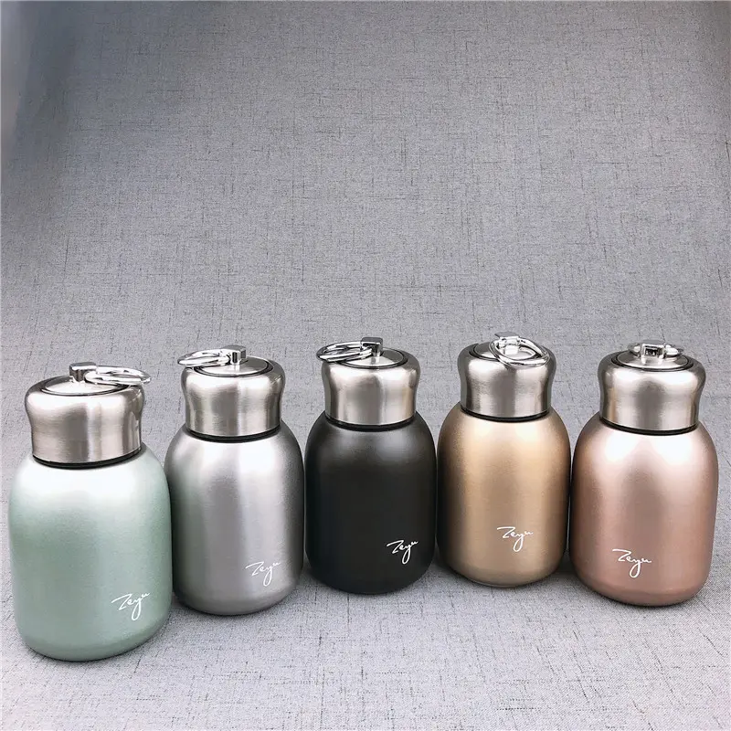 Botol Minum Thermos 300ml Mini Tahan Panas dan Dingin 7