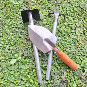 Paket cangkul rumput 3 pcs - cangkul rumput kecil garuk sampah mini dan sekop taman