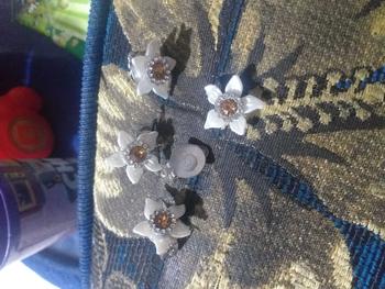 Product Review of Anting hijab manik manik// klip Hijab Kekinian Kelopak Per Set//kelopak Klip anting hijab from w**n w**i 0