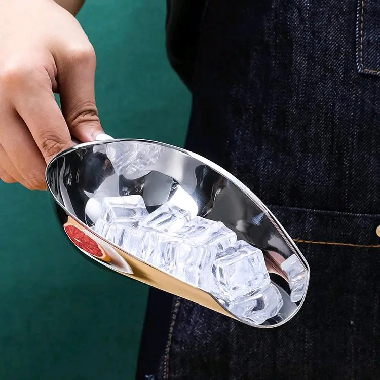 Sekop Es Batu Serokan Biji Kopi Tepung Stainless Steel 2