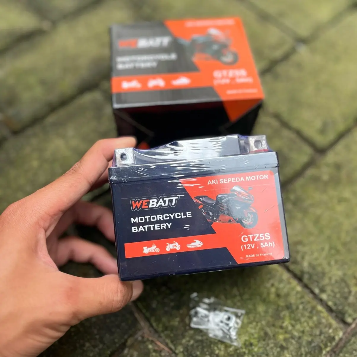 AKI KERING ACCU WEBATT GTZ 5S PNP BEAT CB GL MP VARIO 110 SCOOPY DLL Motorcycle
