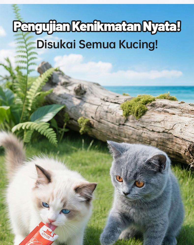 10pcs/20pcs/50pcs/100pcs Makanan Kucing Basah/Wetfood Cemilan Stik/Pet Strip Kucing-3