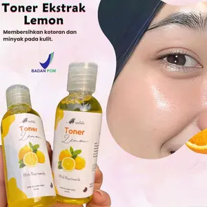 TONER PELICIN EXTRAK LEMON BPOM AMPUH ARIELCHA 60 ML