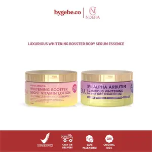 (READY) NOERA 5% ALPHA ARBUTIN LUXURIOUS WHITENING BOOSTER BODY SERUM ESSENCE free gift