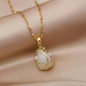 [cod] Kalung Bunga Tulip Indah dengan Liontin Adjustable & Fungsi Keberuntungan Cocok untuk Gaya Natural dan Berbagai Kesempatan Aksesori Elegan dengan Desain Unik dan Fungsi Spiritual
