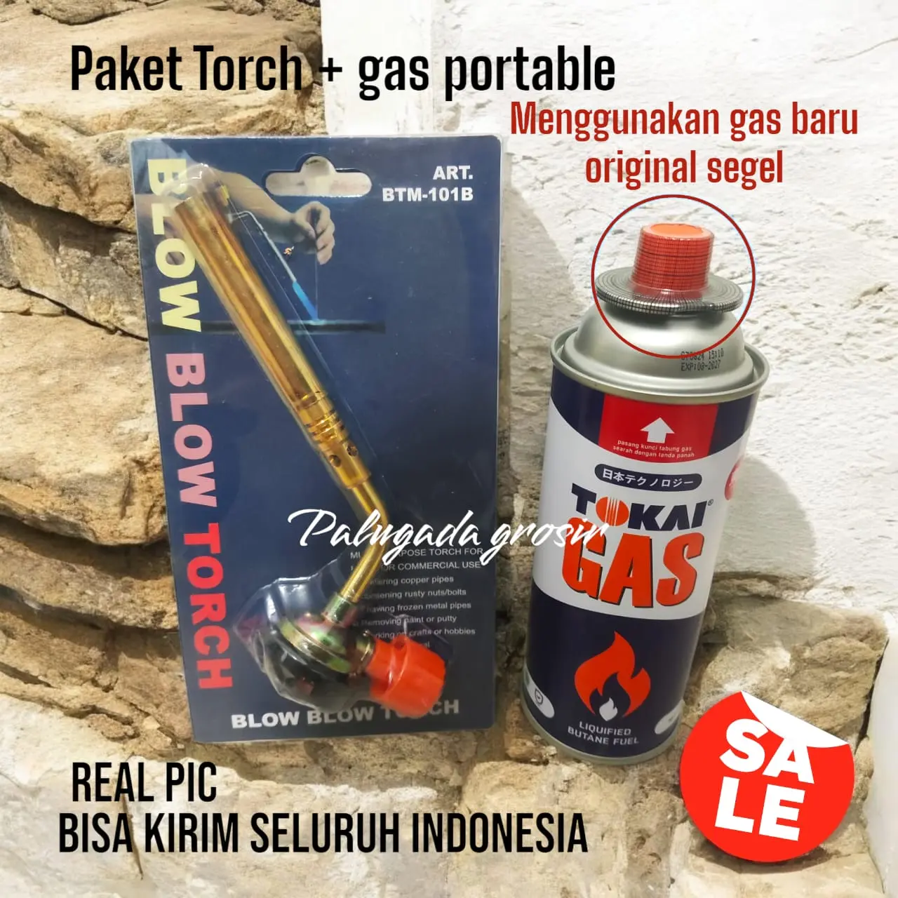 PAKET LAS GAS HI COOK ORANGE KEPALA BLOW TORCH MANUAL