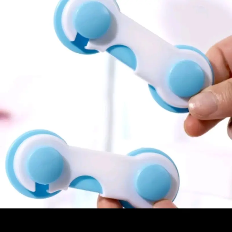 Safety Lock Baby Alat Kunci Pengait Pengaman Pintu Laci Kunci Lemari Kulkas Anak Kecil 4