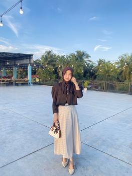 Product Review of TITIKSTORE.ID-Joy Skirt-rok flare Wanita Korean Style- Bahan semiwoll lokal_Model Panjang & Midi Bawahan Cewek Maxi from ⋆**⋆ 2
