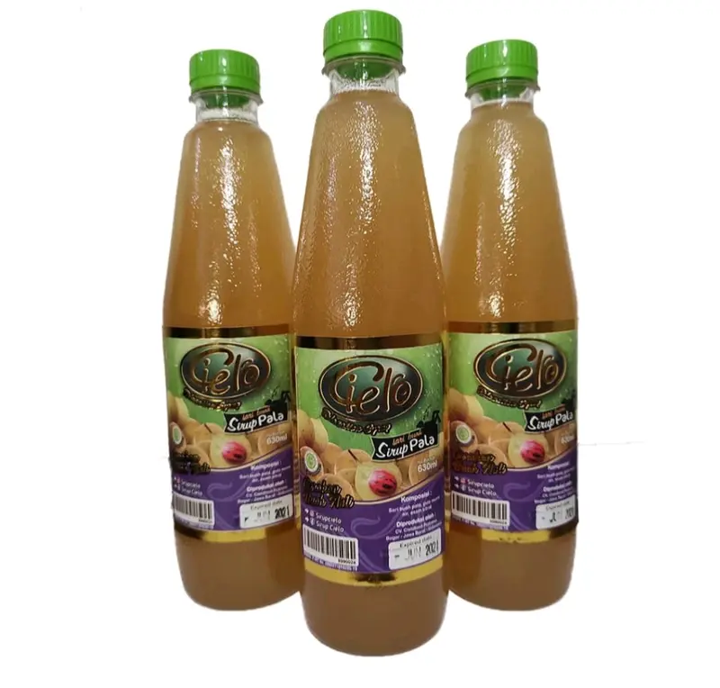 Cielo Sirup Buah Pala Isi 630 ml Dengan Gula Asli Oleh Oleh Kota Bogor (Packing DUS) Mangga 3
