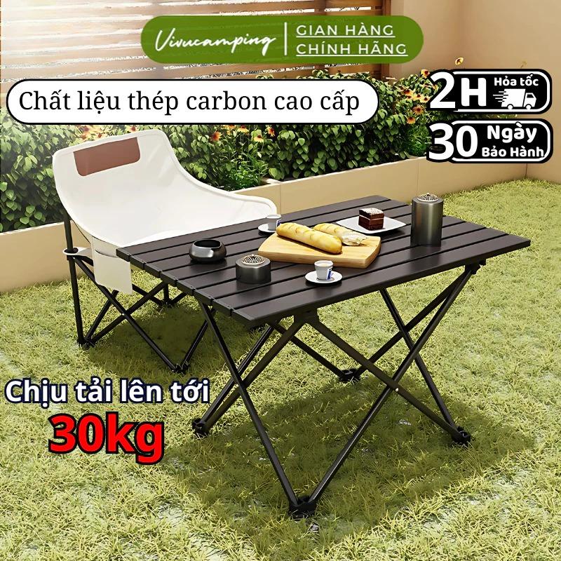 Bàn Gấp Gọn Du Lịch Dã Ngoại Bàn Camping Picnic Cao Cấp Khung Hợp Kim Nhôm Chắc Chắn Độ Bền Cao Chịu Tải Tốt