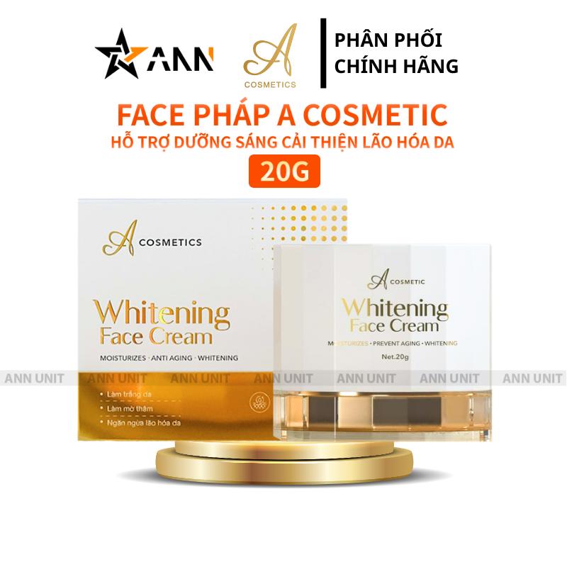 Chính hãng Kem Face Pháp A Cosmetics Whitening Face Cream - Kem Face Pháp Chữ A - Mỹ Phẩm Phương Anh