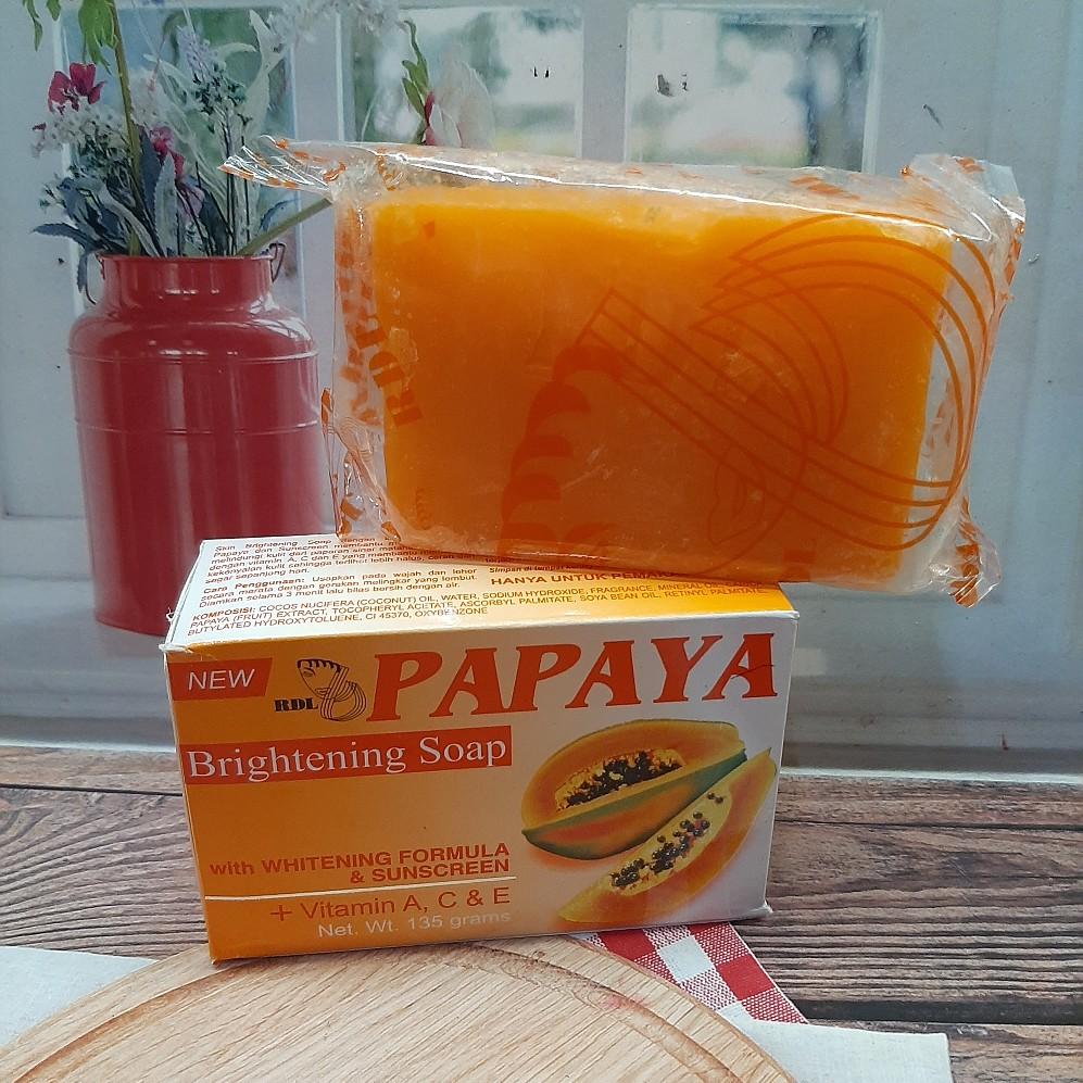 Sabun Papaya New 135 gr Vit A, C & E Soap