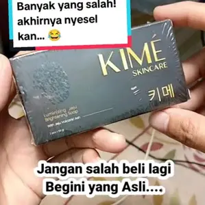Sabun Wajah Kime 2 Batang Kemasan Hitam Original