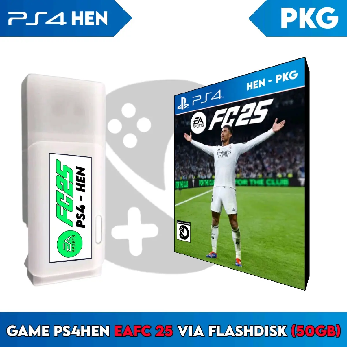 Game PS4 FIFA EA FC25 via Flashdisk PS4 HEN PlayStation - Accessories Inklusif