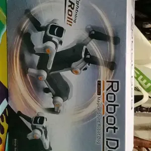 Robot Dog Pintar Menari Remote Kontrol Bisa Guling Lampu LED