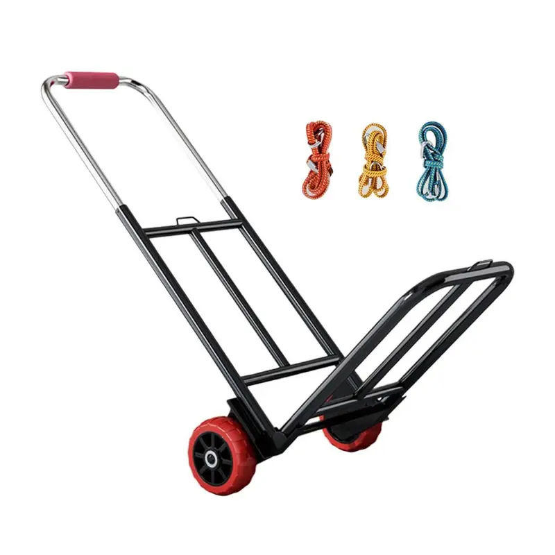 Xe Tải Tay Gấp Tối Đa 70Kg, Xe Đẩy Hành Lý, Xe Đẩy Văn Phòng Đựng Đồ Ngoài Trời 4