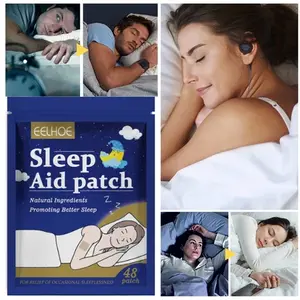 Sleep Patch 48pcs Good Night Sleep Patch Plester Mulut Tidur Obat Tidur Ampuh Sleeping Patch Sleep Aid Patch Sticker Plester Bantu Tidur Anti Insomnia Sleep Patch Bantu Tidur Relieve Insomnia Muscle Tension Physical Fatigue Anxiety Bantu Tidur Relaxing
