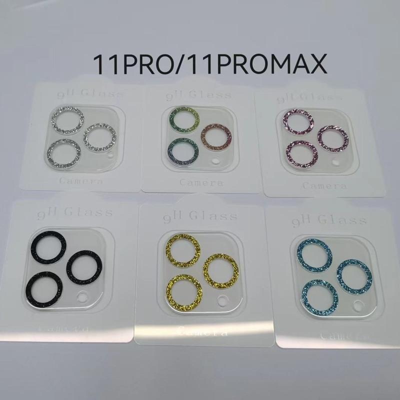 Product Introduction of Kính Ống Kính Máy Ảnh, Dành Cho iPhone 13, 14, 15, Pro Max Và 14, 15 Plus, Bảo Vệ Màn Hình Ống Kính Máy Ảnh Lấp Lánh, Vỏ Ống Kính Thích Hợp Cho iPhone 14, 15 Pro 6