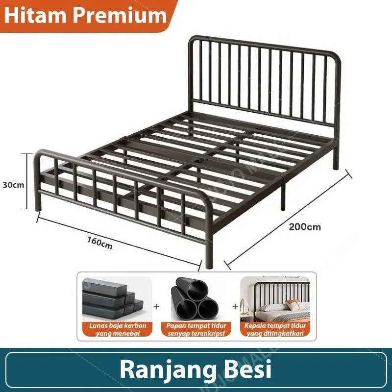 B-160*200*30CM-Hitam【500KG】