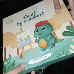 BUY 2 GET 1 FREE SIAP BOSKU PAINT BY NUMBER KANVAS LUKIS 20X20 CM | NATURE LANDSCAPE