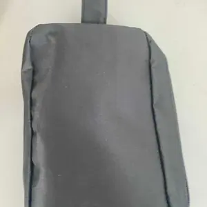 Hitam Polos Pouch Bekal Atau Makeup Satu ruang Multifungsional