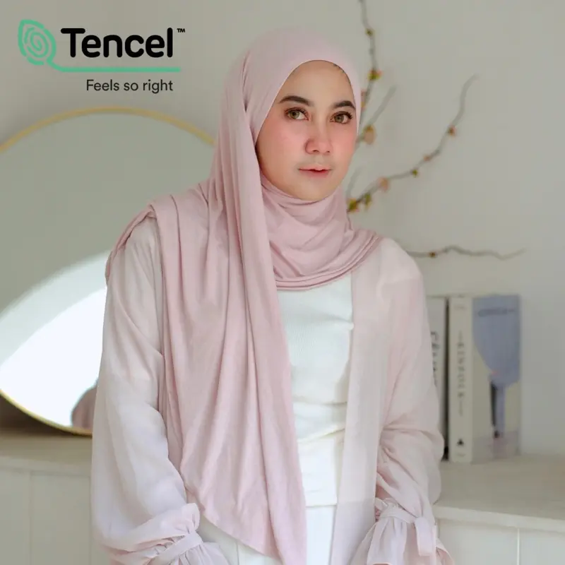 [Live] EcoLuxe Soft Rayon TENCEL | Segitiga Oval Instan Premium 4