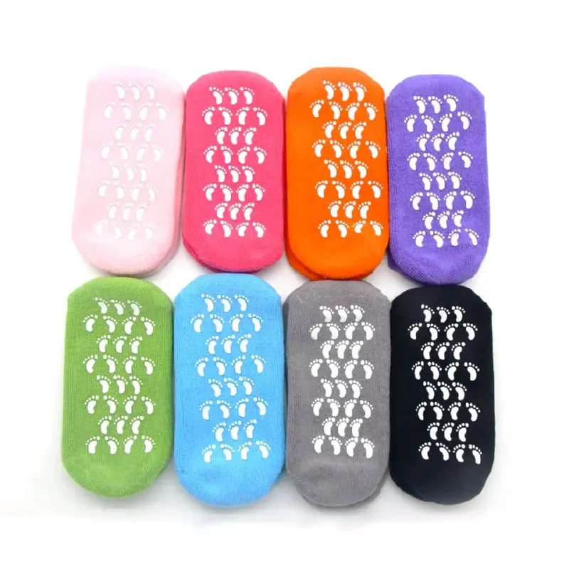 Kaos Kaki Spa Pendek Gel Penghalus Kaki Pecah - Moisturizing Perawatan Melembutkan 2