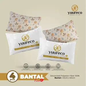 Paket 2 Bantal dan 2 Guling Tidur Bolster Series Kece by yuureco