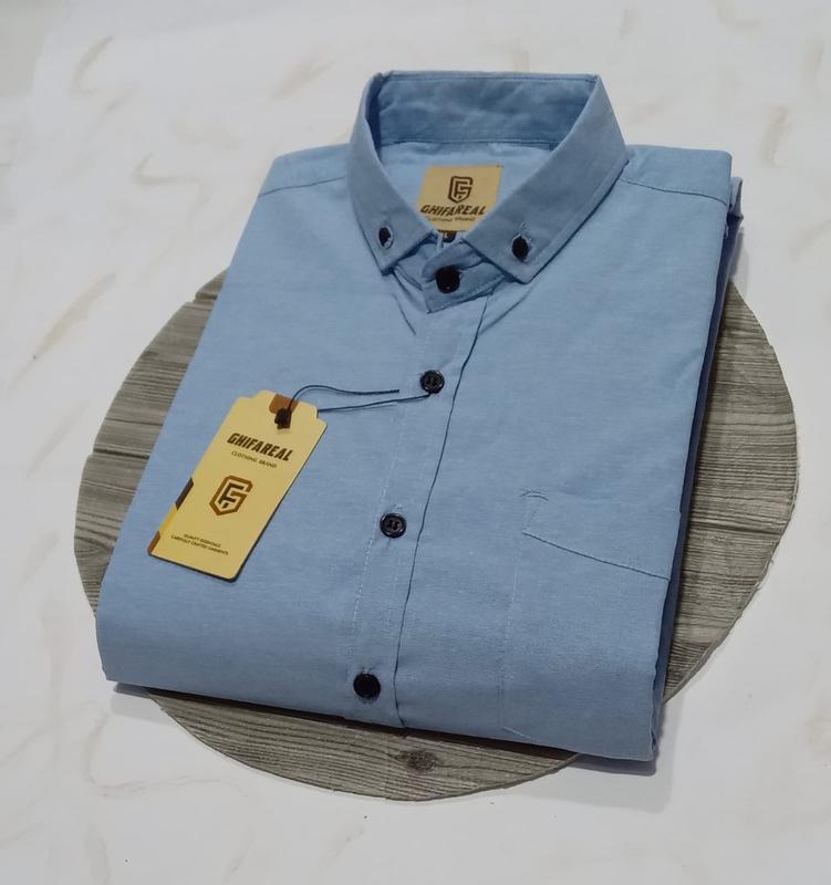 KEMEJA SEMI FORMAL JUMBO BIGSIZE TANGAN PENDEK DAN PANJANG BYR 2