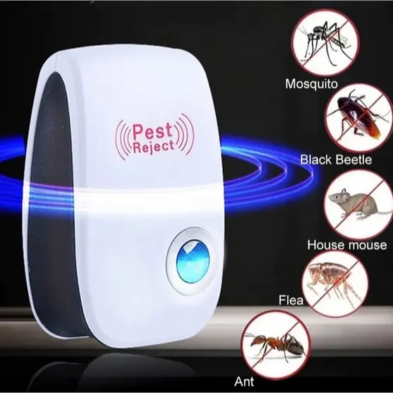 Pengusir Serangga Ultrasonic Pest - Alat Pengusir Hama Serangga yang Efektif Nyamuk Raket Nyamuk