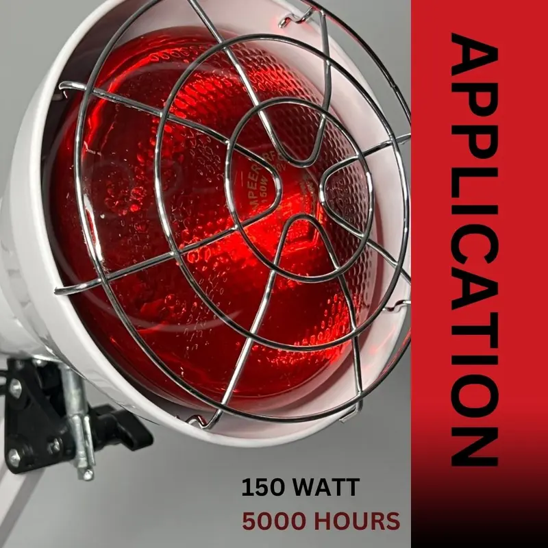 Bohlam Lampu Infrared 150 watt - 150w - paket 2 bohlam lampu infrared 1