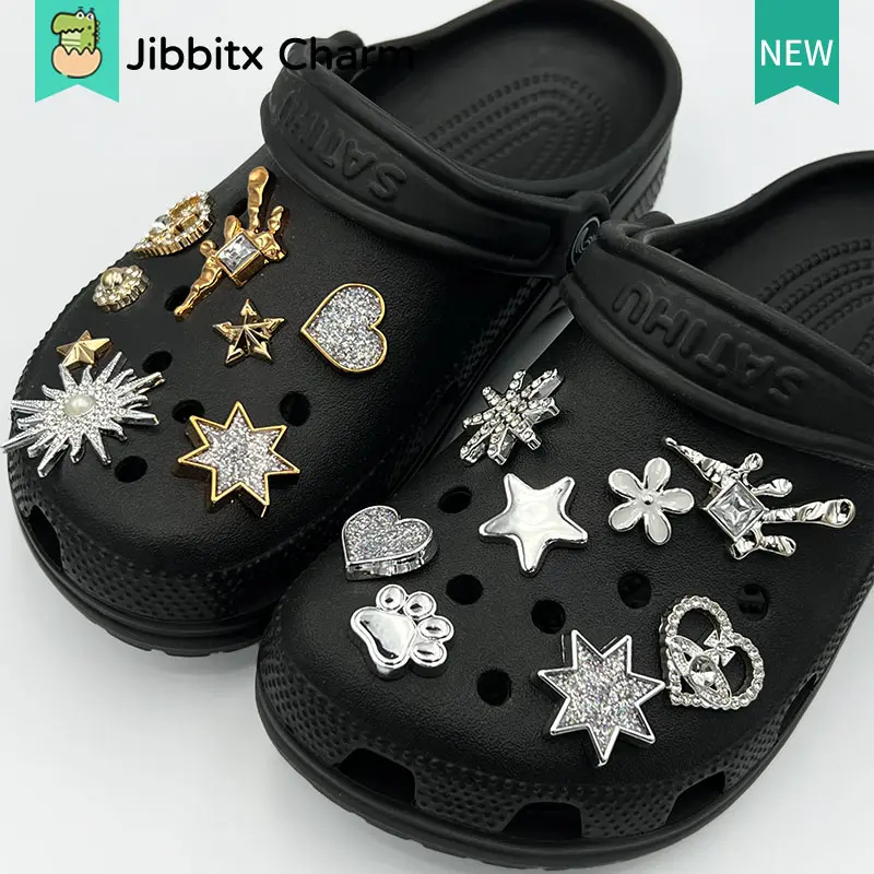 Charm Jibbits, Thời Trang, Thiết Kế Guốc, Sáng Tạo, Hoạt Hình Dễ Thương, Họa Tiết Đầy Màu Sắc, Thích Hợp Cho Giày Tự Làm, Chốt / Charm Giày / Nút Guốc 4