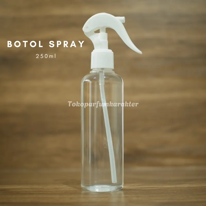 Botol Spray 250ml Botol Spray Bening Botol Plastik tebal