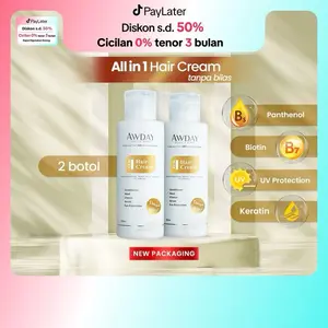 FYC - PAKET 2PCS HAIRCREAM AWDAY TANPA BILAS Conditioner Shampoo