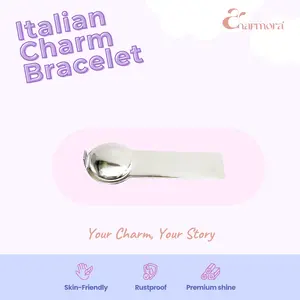 Charmora_id|Alat Pembuka Italian Charm Bracelet | Charm Opener Stainless Steel Anti Karat