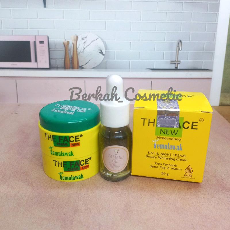 Paket 3in1 THE Face Cream Temulawak dan Tamanu RNL  10 ml Perawatan Wajah 4