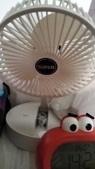 Product Review of Telescopic Folding Fan Rechargeable Mini Desk Fan / USB Portable Fan / Table Fan Strong Wind Quiet Adjustable Kipas from 𝓚**𝔂 ** 0