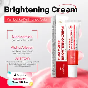 [CHALONESE] WHITENING DAN BRIGHTENING CREAM 1 Mampu Membuat Wajah Lebih Cerah dan Membuat Wajah Lebih Lembab BPOM