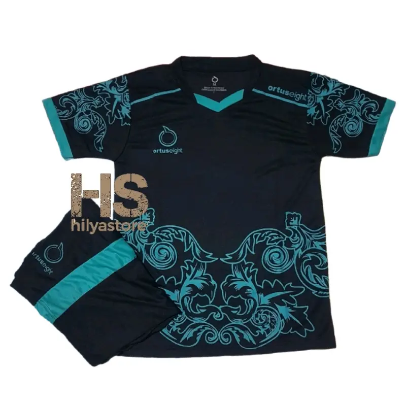 Setelan Jersey Bola Anak Usia 6-14 Tahun Baju Sepak Bola Futsal  Voli  Olahraga Pria Wanita Sport Badminton Volly 7