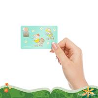 Gambar Kartu Flazz Gen 2 Uang Elektronik - Rabbits on Bicycle Edition E-Payment Card dari JumbaJamba Kota Administrasi Jakarta Selatan 3 Tokopedia