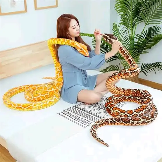 BONEKA ULAR PREMIUM 2 METER LEMBUT EMPUK LENTUR BESAR
