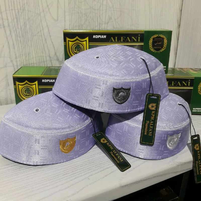 KOPIAH MALAYSIA ORI A5 AL FANI MOTIF PAGAR TERBARU TERMURAH TERLARIS Peci Pria Putih 0