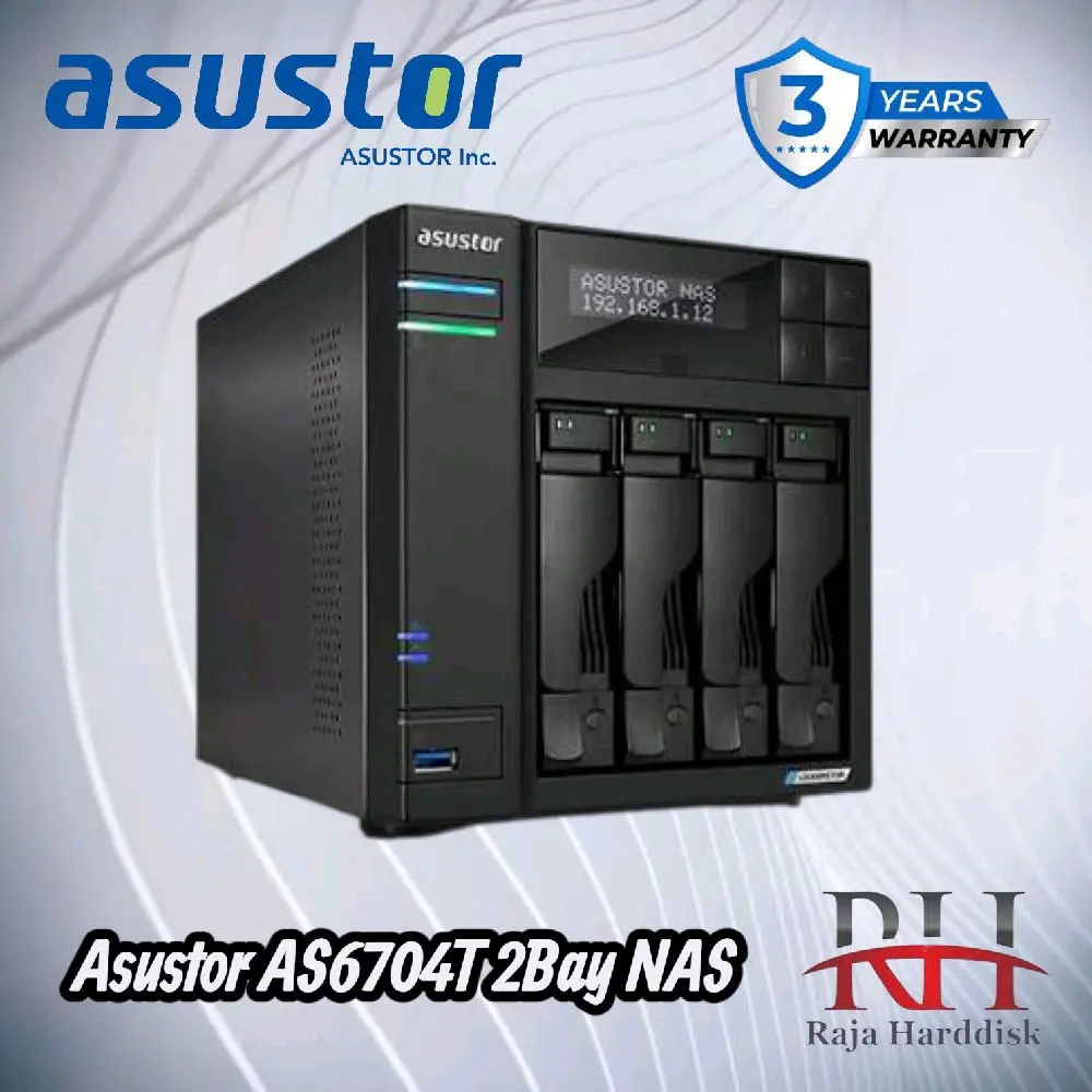 Asustor AS6704T V2 NAS Tower 4 bay 2GHz / 4GB NAS Server Storage
