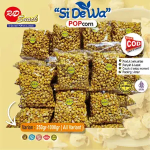 POPCORN JUMBO MUSHROOM 200gr-500gr SI DE WA VARIAN caramel coklat stroberi keju manis mentega asin dan mix cemilan virall terlaris